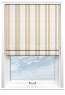 The British Stripe Co. Edward, Dover No.1 - Roman Blind